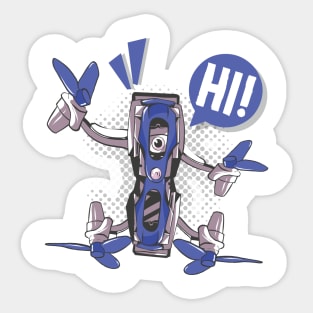 funny robot Sticker